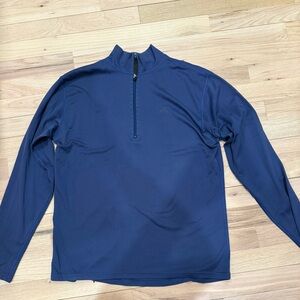 EMS Navy Blue Quarter-Zip Pullover - Medium